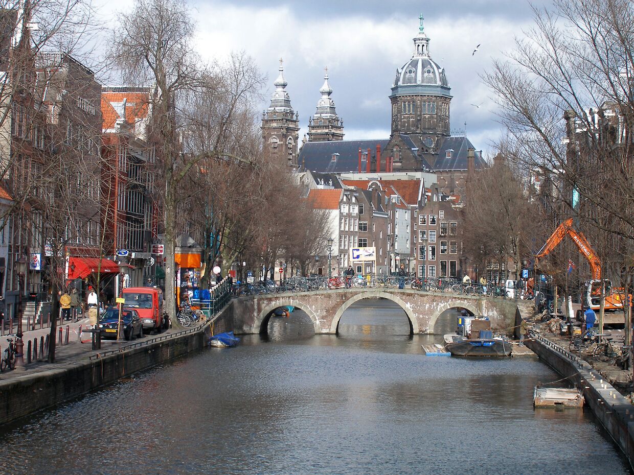 Старый центр Амстердама