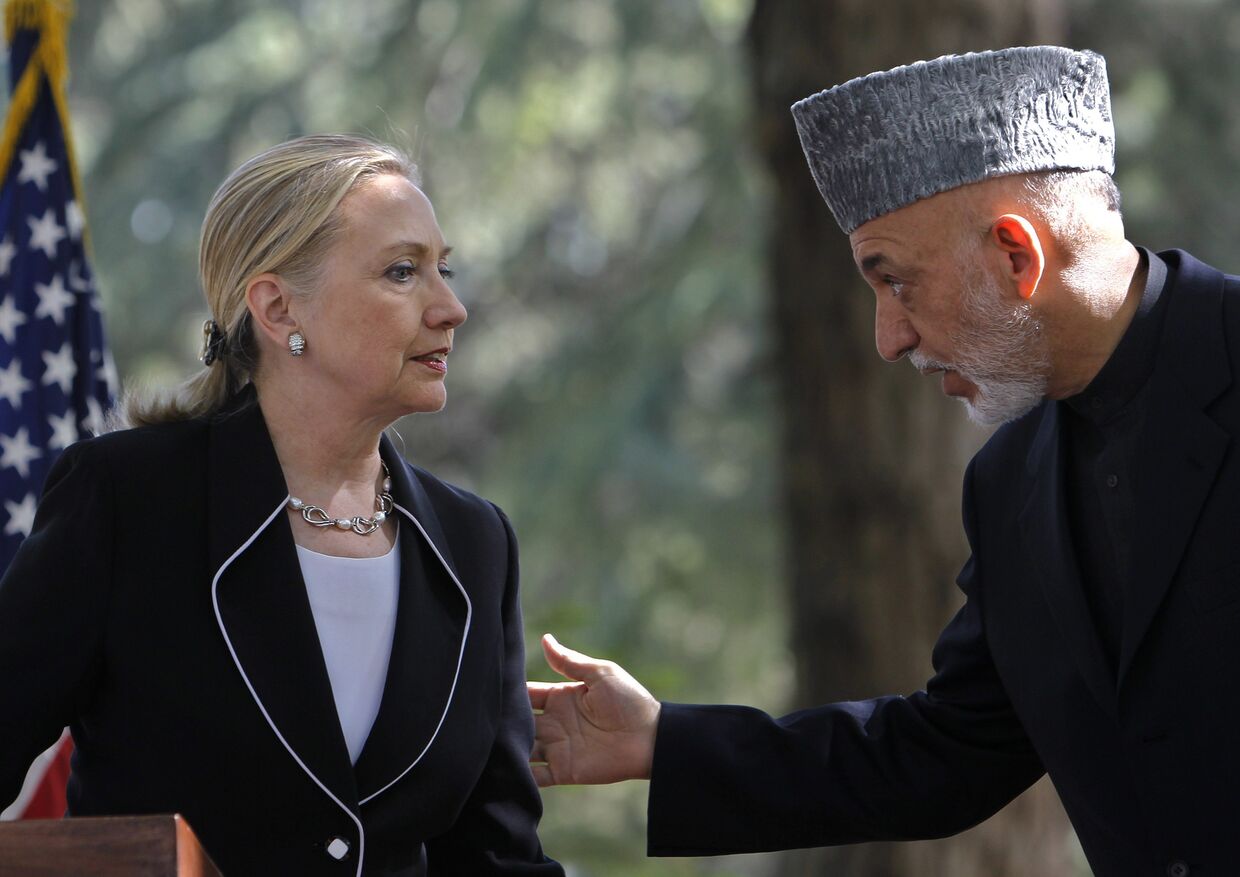 Визит Хиллари Клинтон в Кабул