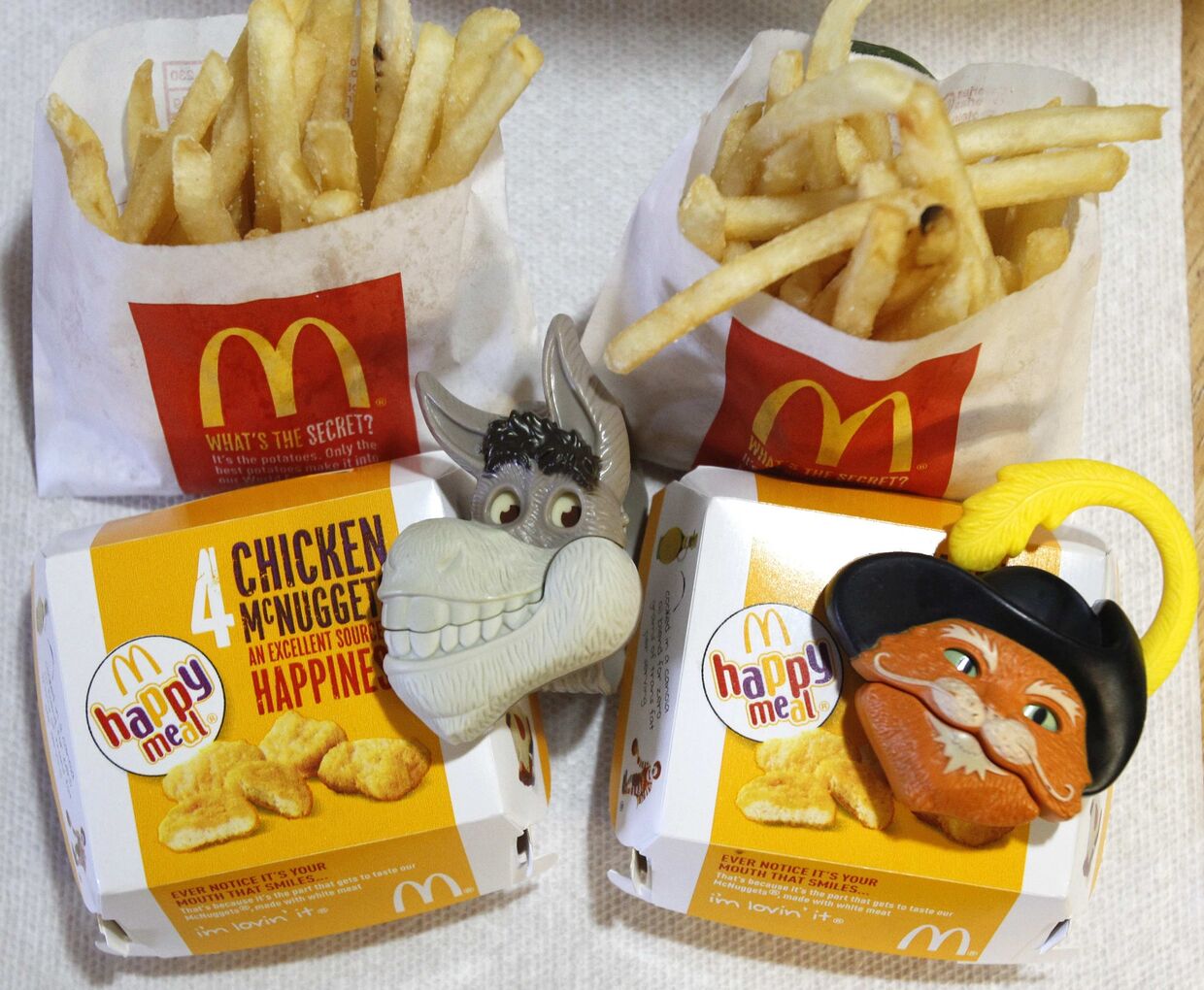 Набор Happy Meal в Международной сеть быстрого питания McDonald's