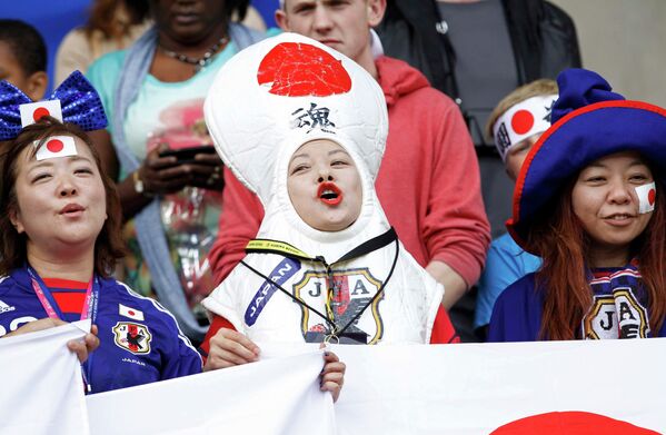 Японские фанаты в Лондоне на Олимпийских играх 2012