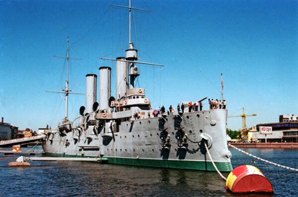 Крейсер «Аврора» в Санкт-Петербурге