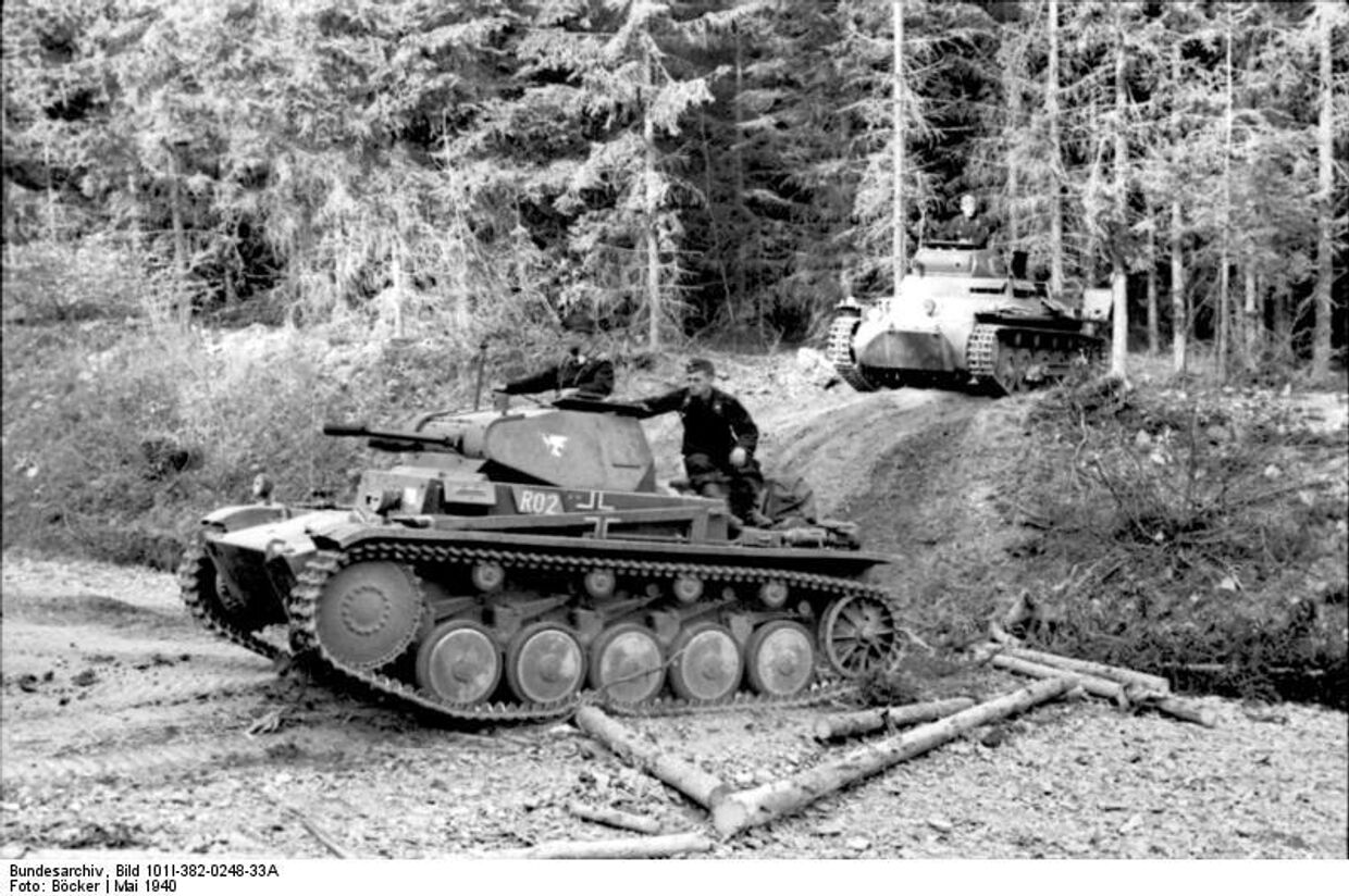 Лёгкий немецкий танк времён Второй мировой войны Panzer II
