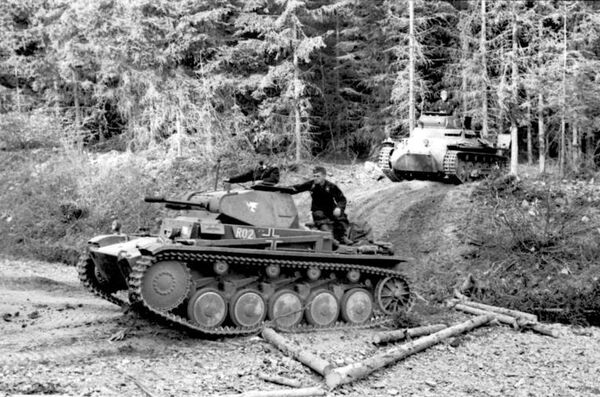 Лёгкий немецкий танк времен Второй мировой войны Panzer II