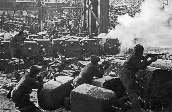 Бои в Сталинграде в дни Великой Отечественной войны