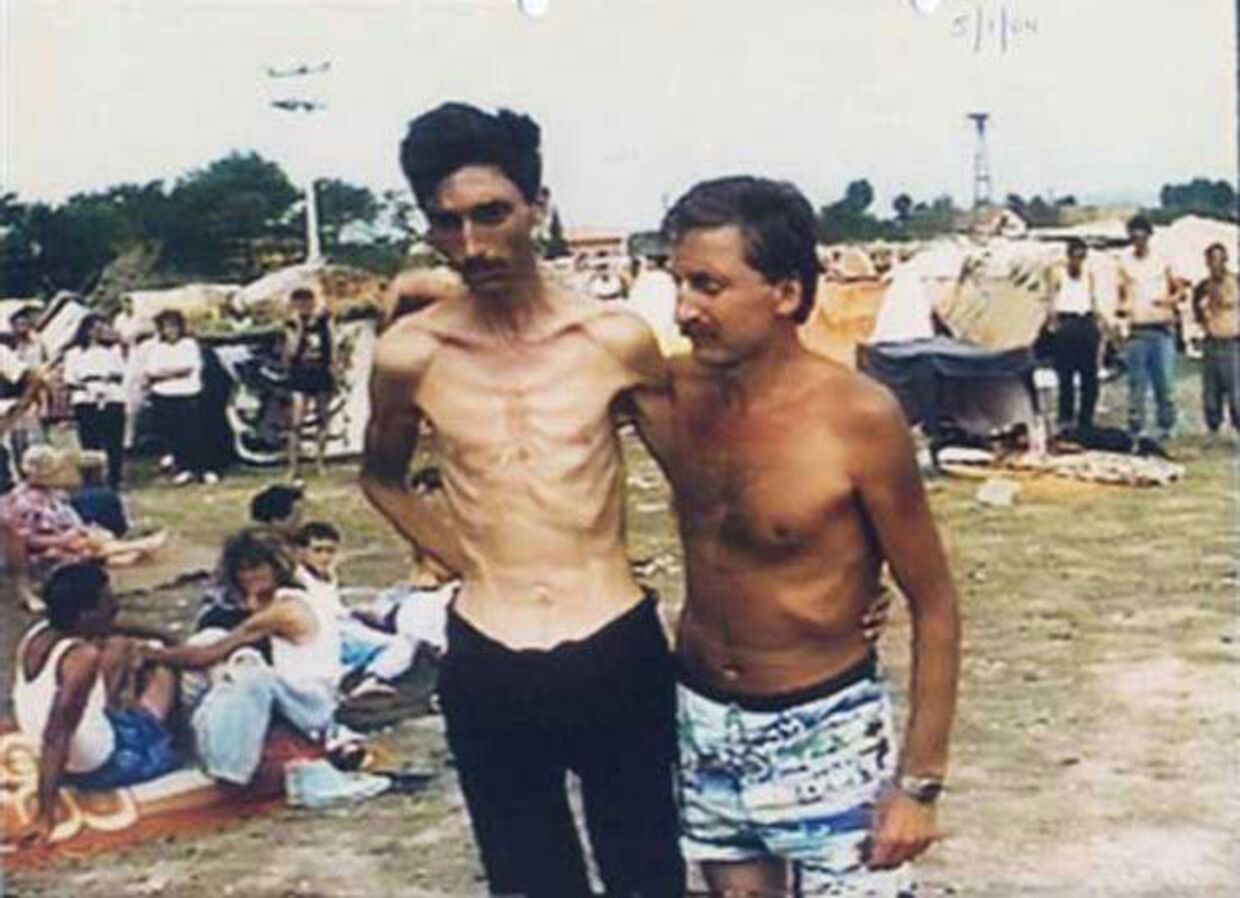 Заключённые лагеря Трнополье