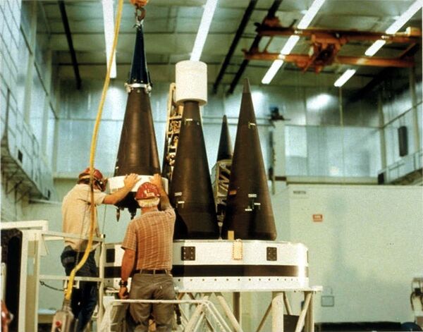 Испытания РГЧ ракеты LGM-118A
