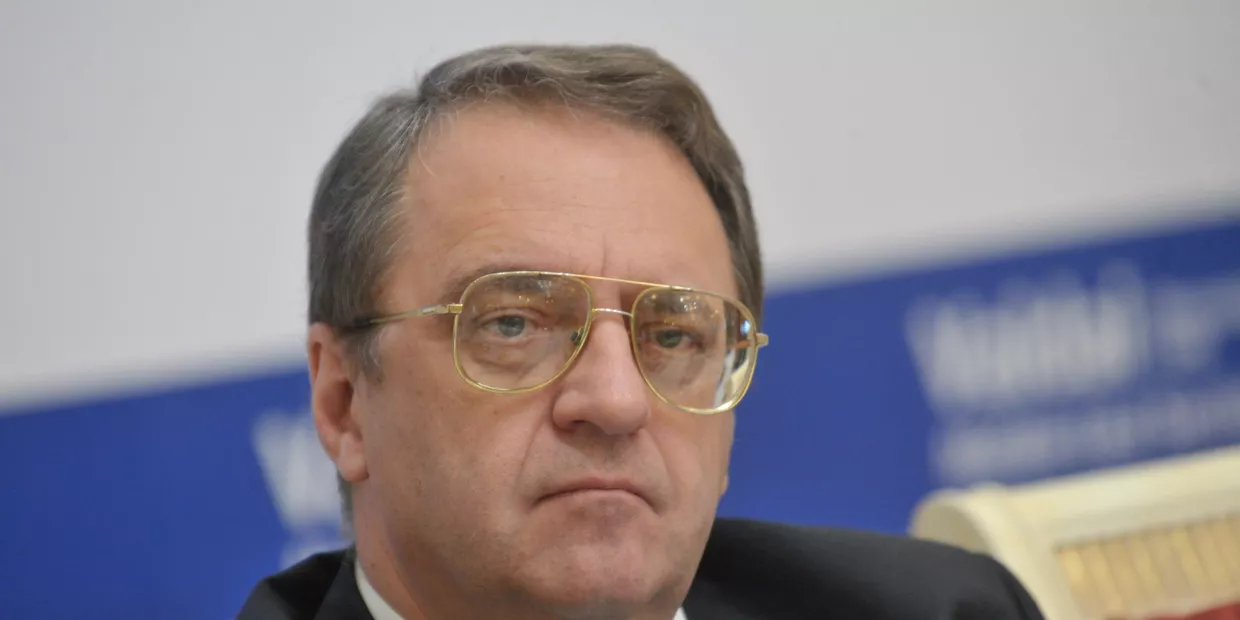 Замглавы МИД РФ Михаил Богданов на конференции ближневосточной секции Международного дискуссионного клуба Валдай.
