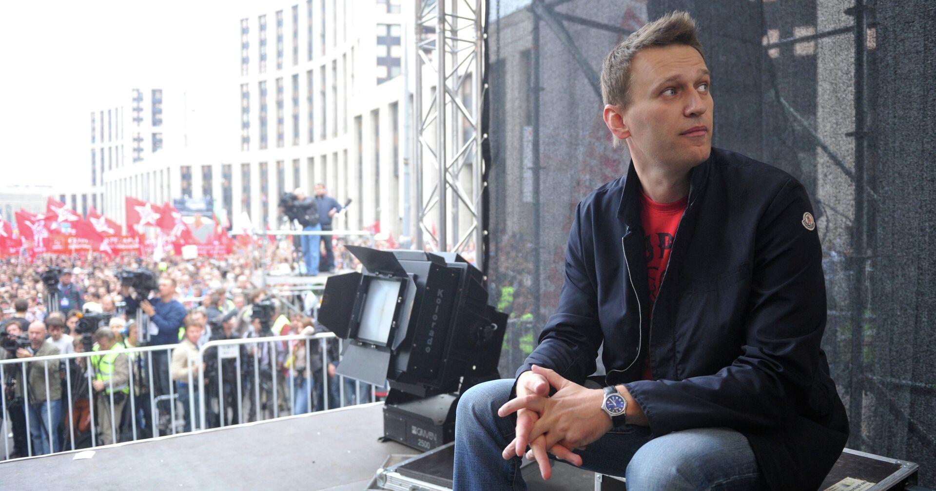 Блогер Алексей Навальный на акции Марш миллионов - ИноСМИ, 1920, 05.02.2021