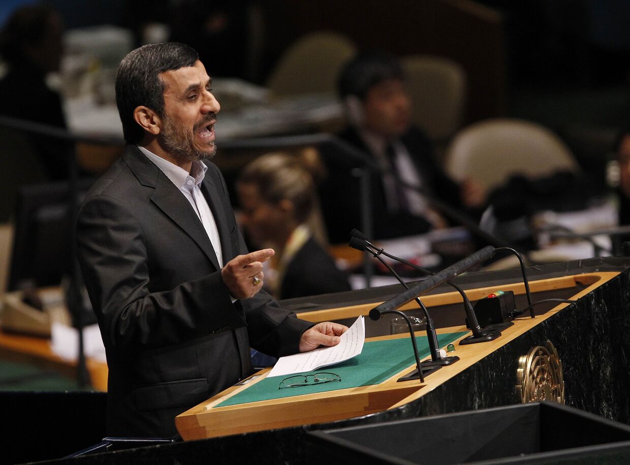 Иранский президент Махмуд Ахмадинежад