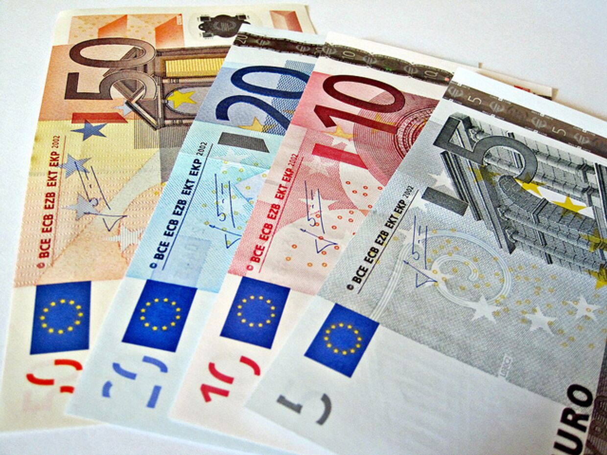 Купюры евро