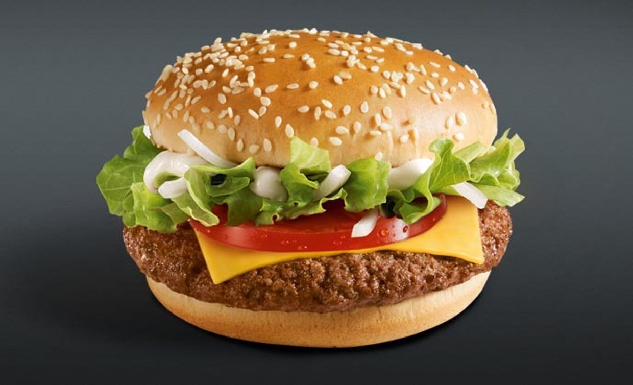 Гамбургер The WiesMac в польском Макдоналдсе