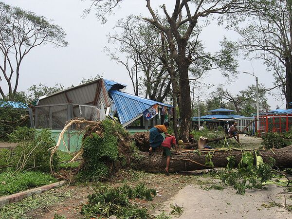 Последствия циклона «Наргис» в Мьянме