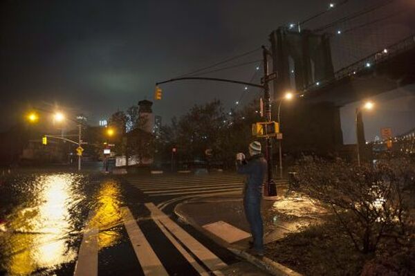 Затопленный в результате урагана «Сэнди» Нью-Йорк
