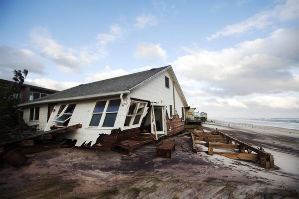 Последствия урагана «Сэнди» в Оушен Сити, Мэриленд