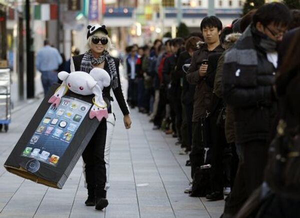 Продажи iPad mini в Токио