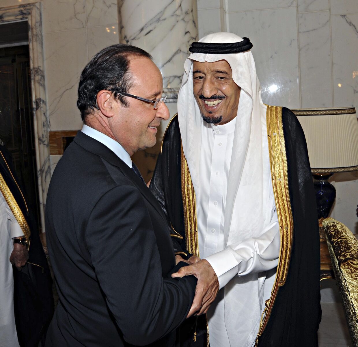Франсуа Олланд и принц Сальман бен Абдель Азиз