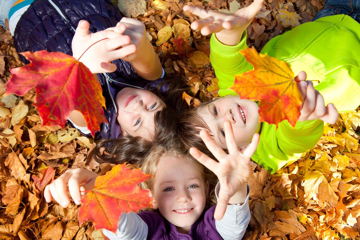 Дети весело провели время. Осень для детей. Осенние каникулы. Дети осенью. Осенние листья для детей.