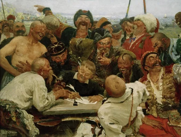 Картина Ильи Репина «Запорожцы»