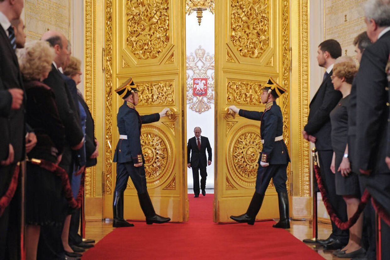 Церемония инаугурации избранного президента РФ Владимира Путина