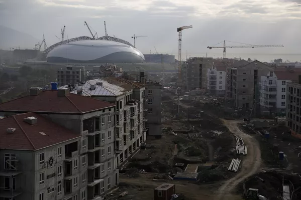 Строительство олимпийских объектов в Сочи