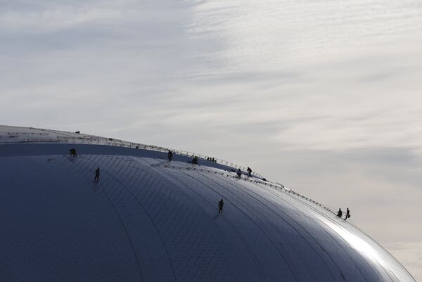 Крыша Ледового Дворца «Большой» в Сочи