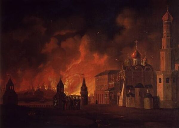 А. Ф. Смирнов, «Пожар Москвы», 1810-е гг.