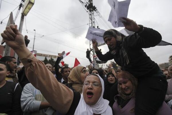 Протестующие в Каире, Египет
