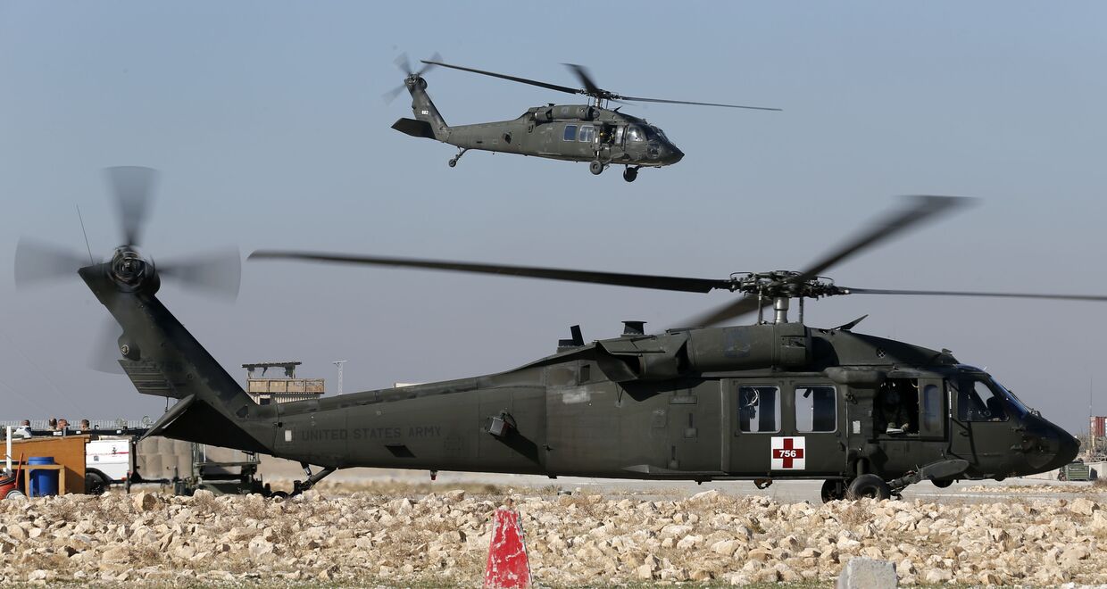 Вертолет ВВС США  Blackhawk 