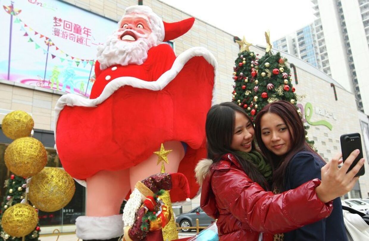 На кануне Рождества в Китае