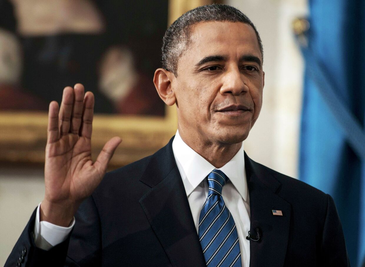 Обама официально вступил в должность президента США во второй раз  