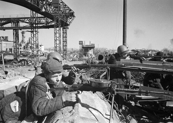 Обстрел в Сталинграде