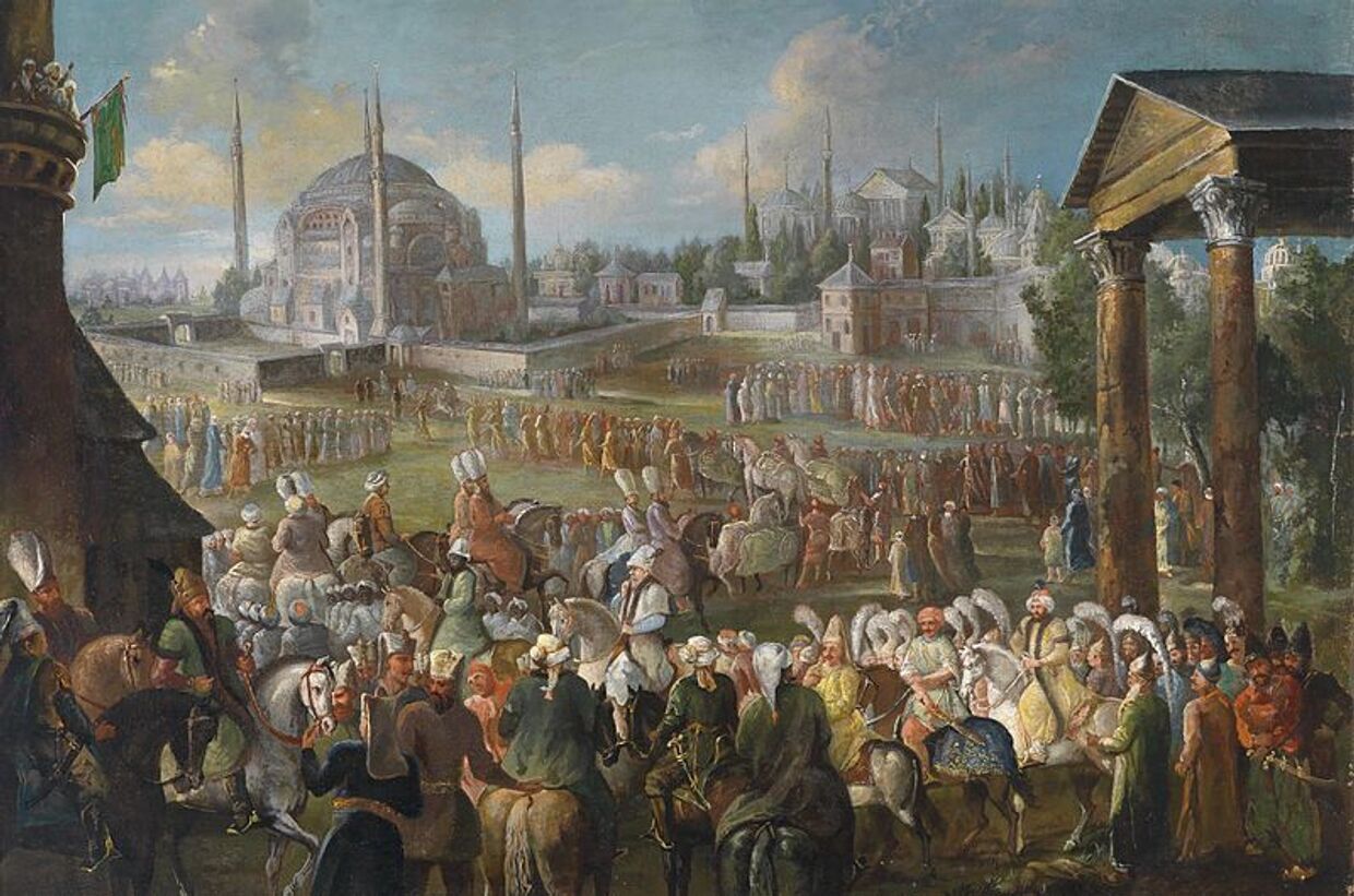 «Шествие Султана в Стамбуле« Жана Батиста ван Мура