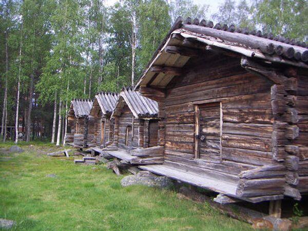 Деревня народа саами в Швеции