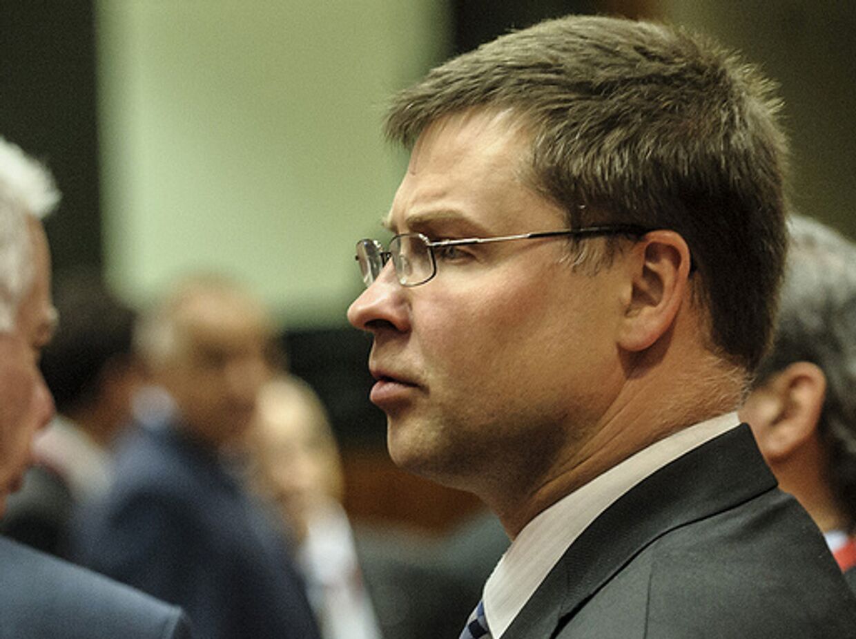 Премьер-министр Латвии Валдис Домбровскис Премьер-министр Латвии Валдис Домбровскис