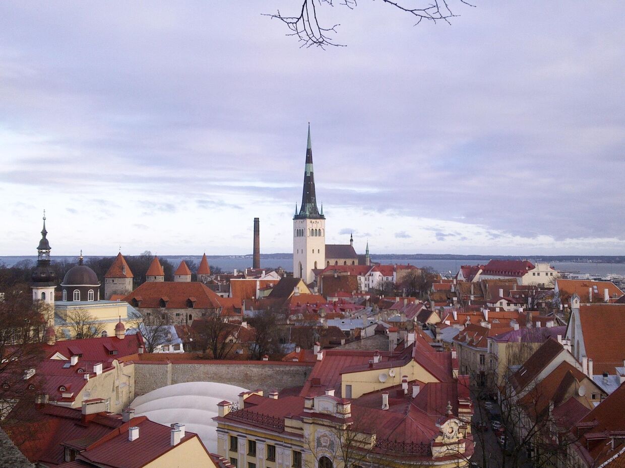 Вид на Старый город Таллина