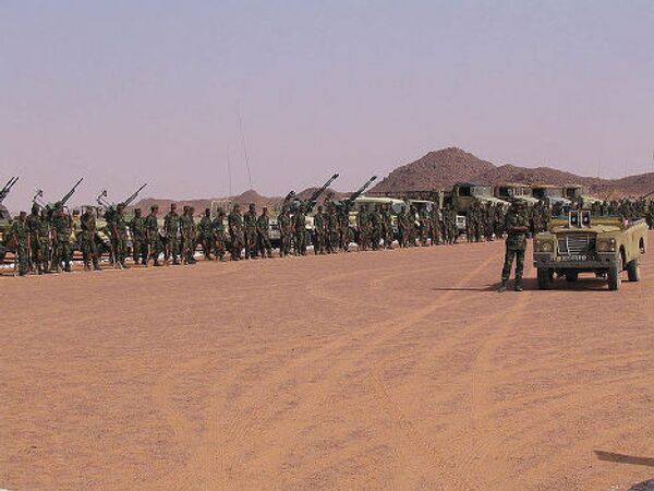 Сахарские войска около г. Тифарити