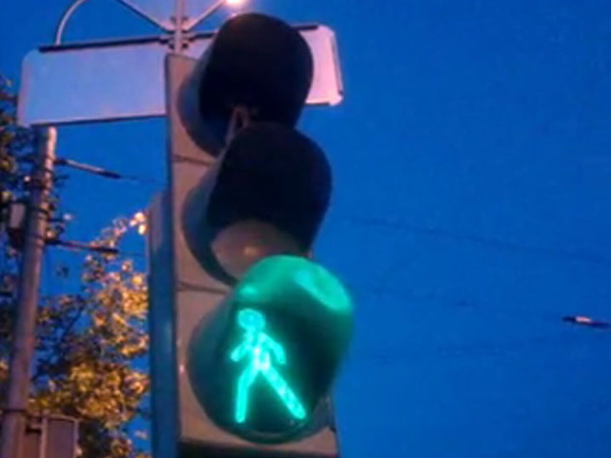 Необычные светофоры появились в центре Москвы