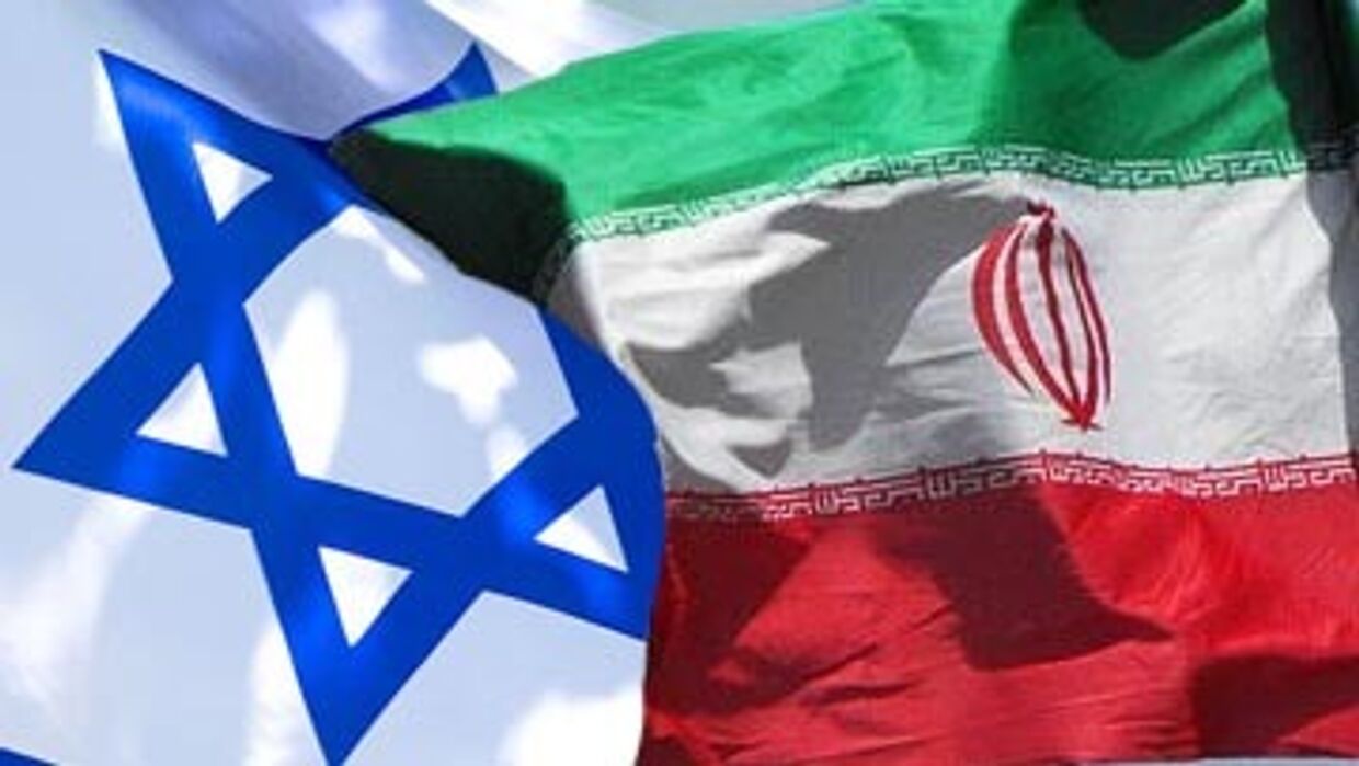 Флаги Израиля и Ирана