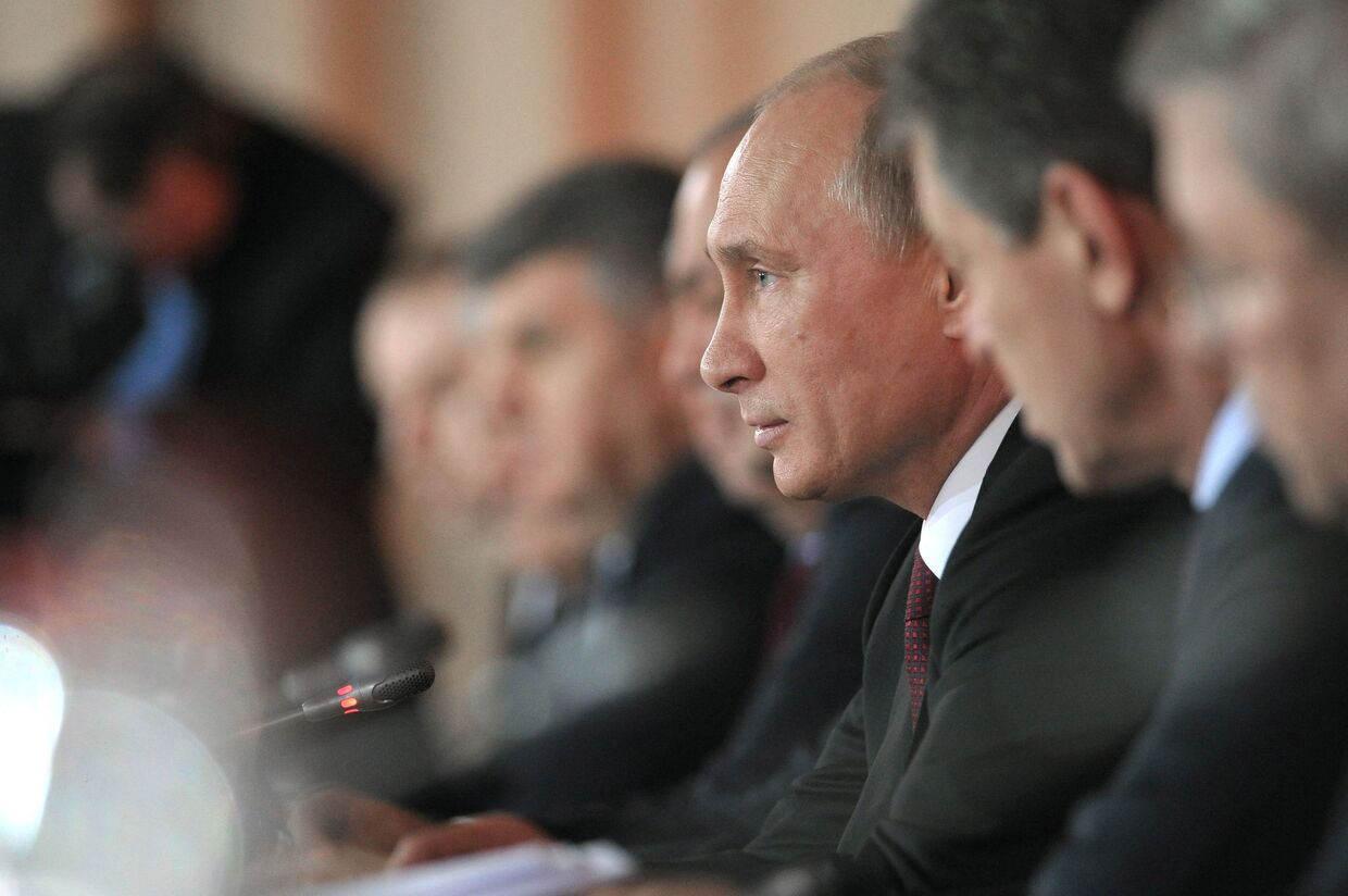 Президент России Владимир Путин в Еврейском музее и Центре толерантности