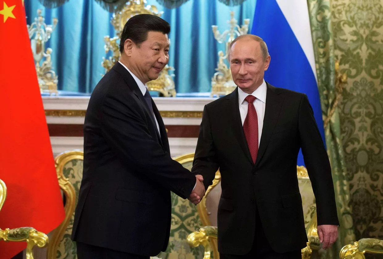 Президент России Владимир Путин и председатель КНР Си Цзиньпин