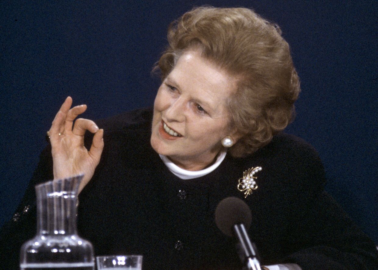 Маргарет Тэтчер, премьер-министр Великобритании, 1988 г.