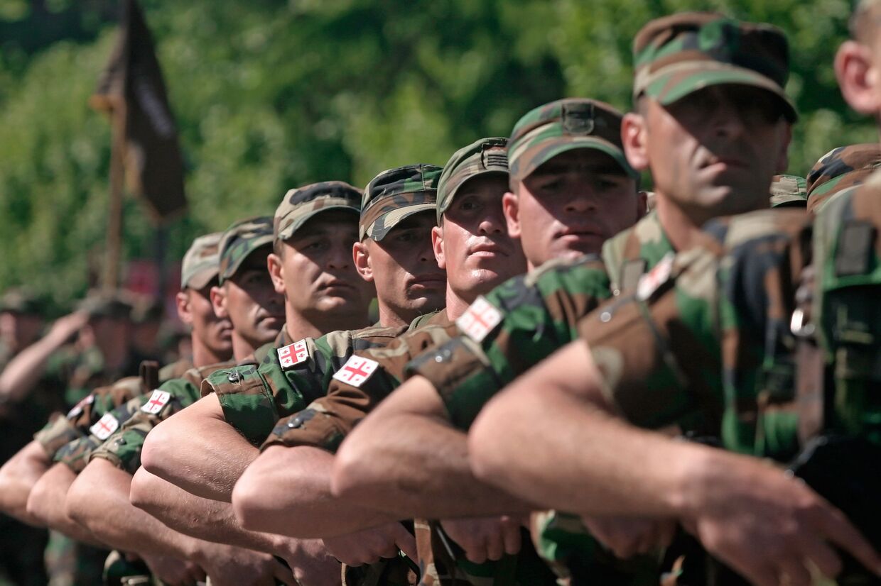 Солдаты грузинской армии