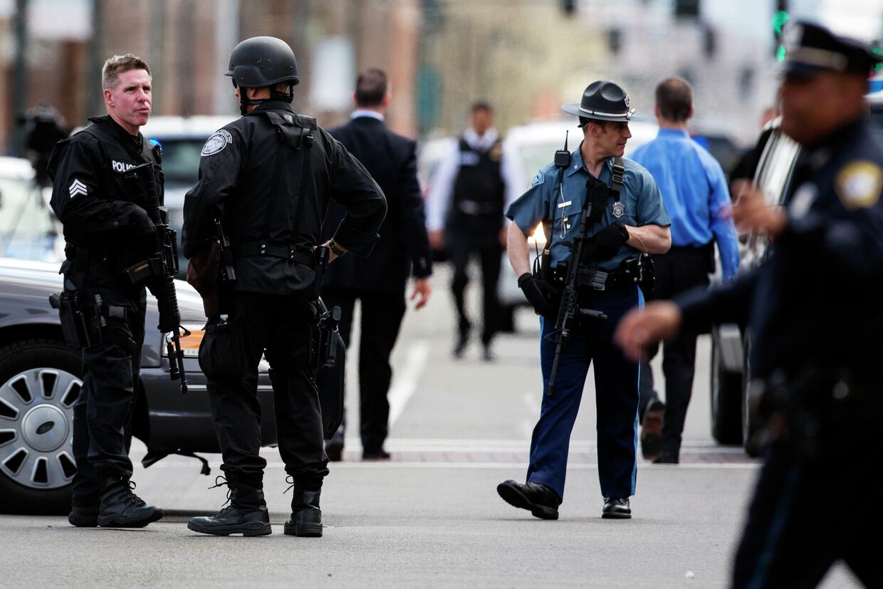 Спецоперация по розыску подозреваемого в Бостонских терактах
