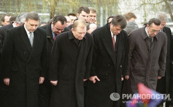 Премьер-министры России, Украины и Белоруссии на Чернобыльской АЭС