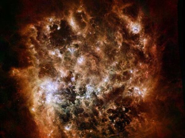 Снимок Большого Магелланова Облака, сделанный телескопом Гершель