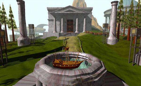 Кадр из игры Myst