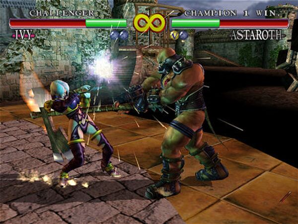 Кадр из игры Soulcalibur