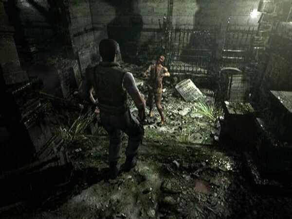 Кадр из игры Resident Evil (GameCube)