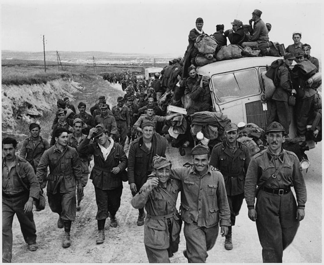 Итальянские военнопленные в Тунисе
