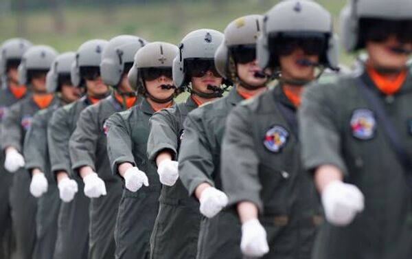 Пилоты южнокорейской армии в Нонсене